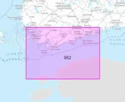 Yleiskartta 952 Läntinen Suomenlahti 1:250 000